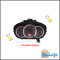 Kit Led SMD Painel Instrumentos e Comando AR Digital Pajero L200 Triton 2010 ao 2016