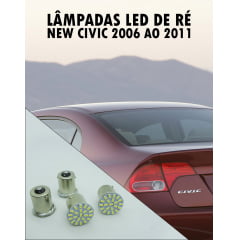 Lâmpadas LED de Re New Civic 2006 ao 2011