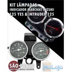 Kit 5 Lampadas Indicador Marcha Suzuki Yes 125 E Intruder