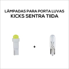 Kit Lâmpadas Do Porta Luvas Do Kicks Sentra Tiida