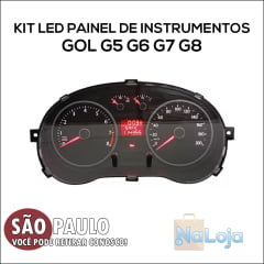 Kit Lâmpadas Led Painel De Instrumentos Gol G5 G6 G7 G8