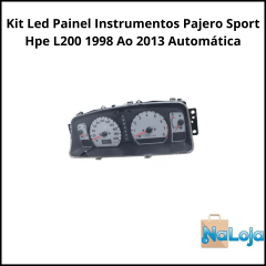 Kit Lâmpadas Led Painel Pajero Sport Hpe L200 1998 ao 2013