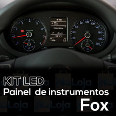 Kit Led Painel De Instrumentos Fox Veloc Conta Giro Display