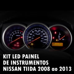 Kit LED painel Instrumentos Tiida 2008 ao 2013