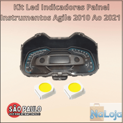 Kit Led Smd Indicadores Painel Instrumento Agile 2010 A 2021