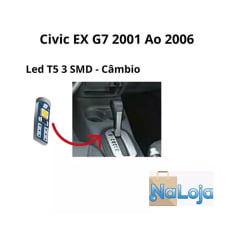 Kit Led Smd Painel Instrumentos Ar Civic Ex G7 2001 A 2006