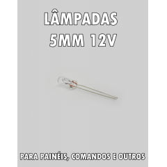 Lampada 5mm 12v Painel Comando Entre Outros