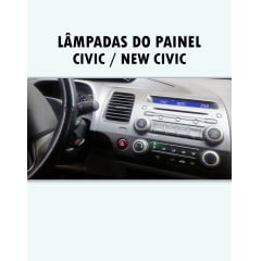 Lampada de 3mm Painel Civic New Civic