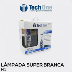 Lâmpada H1 Super Branca Tech One 55w 8500k