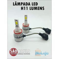 Lâmpada Ultra Led H11 6000k 12v Lumens