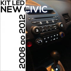 Kit Lampadas Led New Civic 2006 Ao 2012 Completo