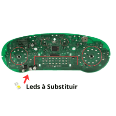 Kit Lâmpadas Led Painel Instrumentos Fiat Punto Bravo 2012 Ao 2014