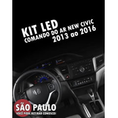 Kit LED Comando do AR New Civic 2013 ao 2016