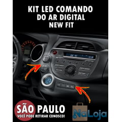 Kit Led Comando Do Ar New Fit Digital