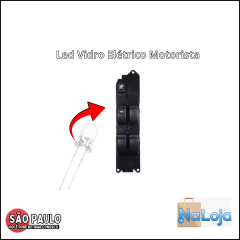 Kit Led Painel Instrumentos  AR Pisca Neblina Vidro elétrico Relógio Cambio Teto Pajero TR4 2010 a 2015
