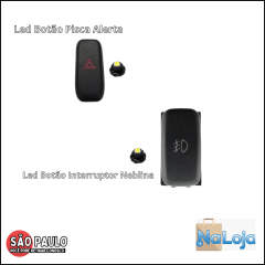 Kit Led Painel Instrumentos  AR Pisca Neblina Vidro elétrico Relógio Cambio Teto Pajero TR4 2010 a 2015