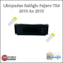 Kit Led Painel Instrumentos  AR Pisca Neblina Vidro elétrico Relógio Cambio Teto Pajero TR4 2010 a 2015