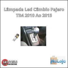 Kit Led Painel Instrumentos  AR Pisca Neblina Vidro elétrico Relógio Cambio Teto Pajero TR4 2010 a 2015