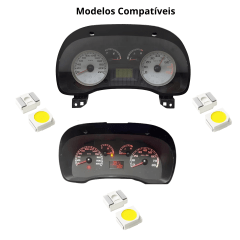 Kit Led Painel Instrumentos Fiat Idea Palio Siena 2006 A 2010