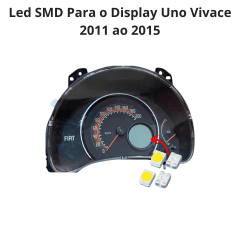 Kit Led Smd Do Display Painel Uno Vivace 2011 Ao 2015