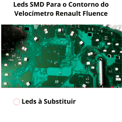 Kit Led Smd Velocimetro Renault Fluence 2015 A 2017