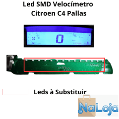 Kit Led Velocimetro E Rpm Citroen C4 Pallas