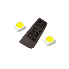 Led Smd Comando Vidro Eletrico Grand Siena 2013 A 2015