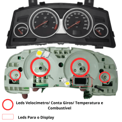 Led SMD Painel Instrumentos Vectra 2006 Ao 2011