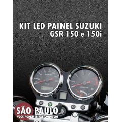 Kit LED Painel Suzuki GSR 150 e 150i