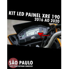 Kit Led Painel Xre 190 2016 Ao 2020