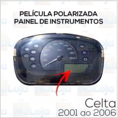Pelicula Polarizada Painel De Instrumentos Celta 2001 A 2006