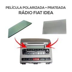 Pelicula Polarizada + Prateada Para Radios Fiat